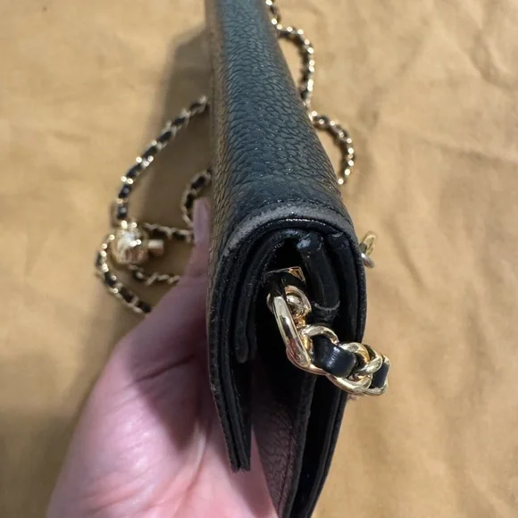 Chanel Black Caviar Leather Wallet w/COA - Picture 7 of 11